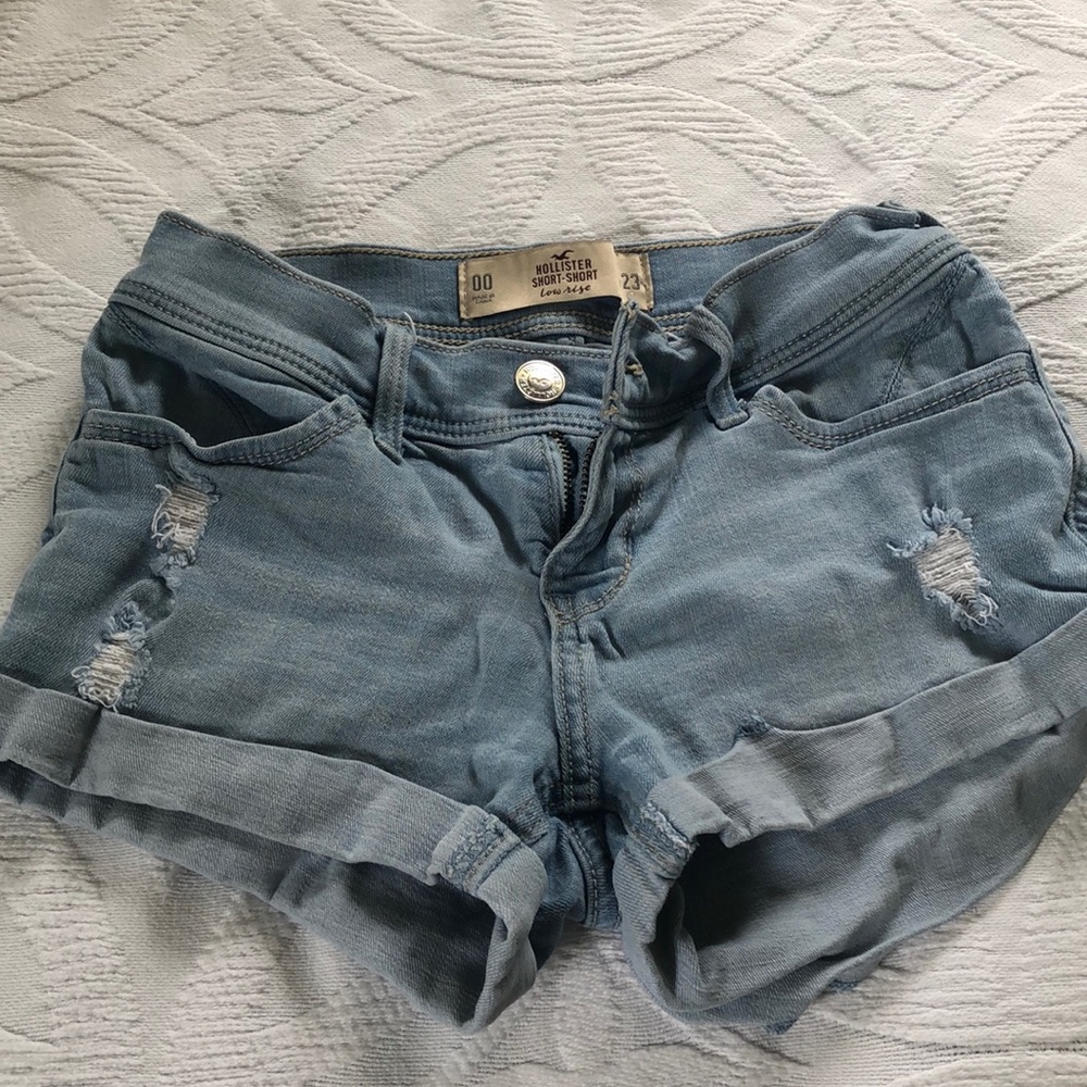 Light blue jean shorts - Picture 3 of 4
